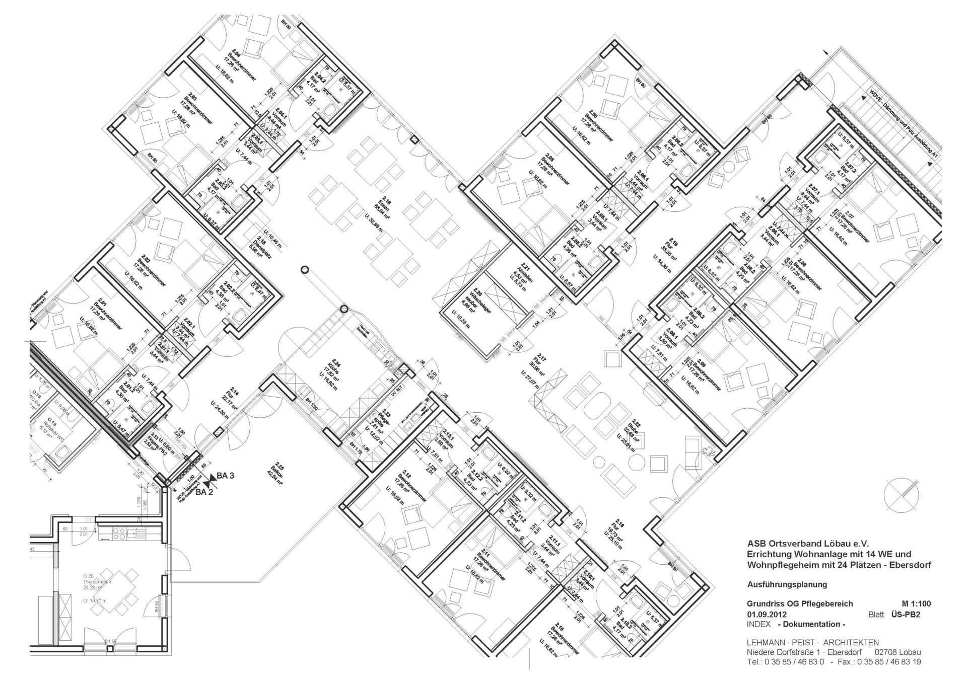 Neubau Modernes Wohnen für Senioren und pflegebedürftige Menschen Löbau - Ebersdorf